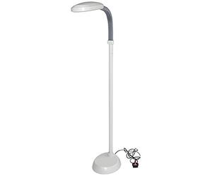 Aidapt Standing Reading Lamp Boasts Optimum Natural Daylight Levels (6,500K Daylight), Economical, Ideal Companion for Everyday Activities such as Reading and Writing along with Craft and Hobby Work.