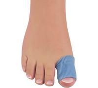 Antibacterial Digital Cap Strip Cut to Size Finger and Toe Sleeves Covers Contain Soothing Mineral Oil Relieve Pressure on Ingrown Toenails, Hammertoes, Corns and Toe Tips Latex Free Large Pk of 32