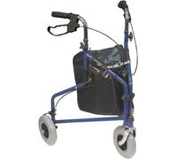Aidapt Three Wheeled Steel Walker - Blue, Blue