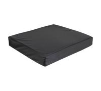 Aidapt Vinyl Wheelchair Seat Cushion Pressure Relief Support Pad Black - 18 X 16 X 3 In