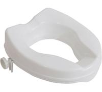 Aidapt 50mm (2") Elevation Raised Comfortable Toilet Seat Easy Fit White