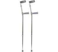 Aidapt VP149 Elbow Crutch Extra Large Adjustable Aluminium Walking Aid Silver