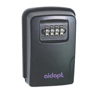 Aidapt Weather Resistant Secure Combination Wall Mount Safe Lock for Keys Supplied with Fixings for Elderly, Carers, Holiday Lets, Air BNB