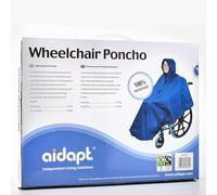 Wheelchair Poncho Rain Coat Cover Waterproof Hooded Mobility Aid Unisex