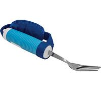 Aidapt Fork - Weight Adjustable Bendable with Strap - Easy Grip for Restricted Hand Control - Blue
