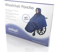Wheelchair Poncho Rain Coat Cover Waterproof Hooded Mobility Aid Unisex