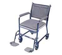 AIDAPT Flat Packed Linton Mobile Wheeled Commode - VR166S