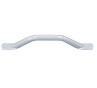 Aidapt White Safety Outdoor Indoor 15" (382 50mm) Easy Grip Coated Steel Grab Bar Rail Support Aid