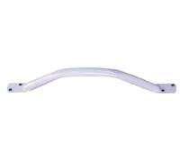 Aidapt White Safety Outdoor Indoor 18" (459mm) Easy Grip Coated Steel Grab Bar Rail Support Aid