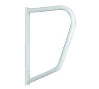 Aidapt White Safety Outdoor Indoor 25" (640mm) D Shape Grab Bar Hand Rail Support Aid