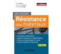 Aide-mémoire - Résistance des matériaux - 10e éd.