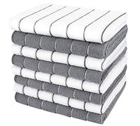 AIDEA Microfibre Dish Cloths Pack of 8, Tea Towels Super Soft Absorbent and Lint Free,Multi-Purpose Microfibre Dish Rags for Kitchen 30 x 30 cm