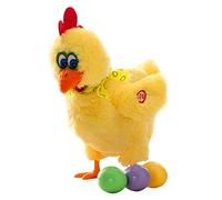 Aideal Laying Egg Chicken Toy Electric Interactive Stuffed Plush Animals Singing Toy Doll Gift for Kids