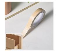 AiDeHuaKeJi 18mm × 10m Melamine Edging Strip, Edge Banding Self-Adhesive, Worktop Edging Strip, Edging Tape, Without Ironing for Furniture Worktop Cabinet Desk Panels Restoration (North American Oak)