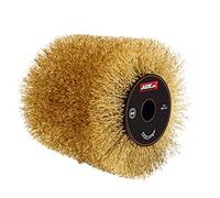 Aidelife Brass Wire Brush for grinding machine Renovator,Drawing Wire Wheel Ø120x100, Wire Drawing Machine attachment. For Soiled Metal or Stone Surfaces and for the Removal of Grey from Wood