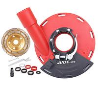 Aidelife Dust Shroud for Angle Grinders 115mm/125mm+Diamond Grinding Cup Wheel 125mm