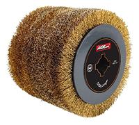 Aidelife Metal Wire Brush for Grinding Machine Renovator,Drawing Wire Wheel Ø120x100, Wire Drawing Machine attachment. For Soiled Metal or Stone Surfaces and for the Removal of Grey from Wood