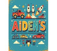 Aiden Personalized Notebook: Contains select sheets w/inspirational quotes and is perfect for journaling, note taking, ,or just having fun and getting ... sized (8.5x11) perfect for notes or big jobs.