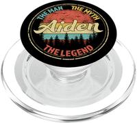 Aiden The Man The Myth The Legend Men Personalized Name PopSockets PopGrip for MagSafe