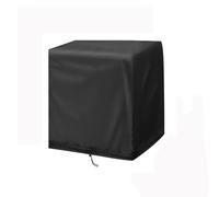 Aidetech End Tables Cover, Waterproof Sun Dust Protection with Drawstring, Fits Square Small End Bedside Table, Deck Balcony Furniture Protector, Black-20.1"D x 20.1"W x 17.5"H