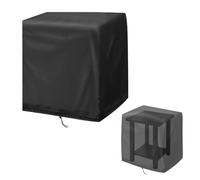 Aidetech Patio Table Cover for Outlux 16.5" Metal Outdoor Side Table, Waterproof Outdoor Small Side Table Square Table Cover End Table Cover- 17"L x 17"W x 18"H, Black