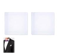 Aidi Handkerchief, 2 Pack Cotton Handkerchiefs, handkerchiefs for men cotton White Handkerchief pocket mens hankies square Soft Cotton Pocket Hanks for Children's Sweat Towel, Family Bedding