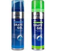 AIdi-Lacura - Triple Action Moisturising & Sensitive Shave Gel | Hydrates, Shields and Soothes | 200mL Each [Total 400mL]
