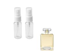 Aidi Small Spray Bottle, 2 PCS 20ml Travel Spray Bottle Empty Mini Spray Bottles 20ML Transparent Fine Mist Sprayer Bottles Plastic Refillable Atomiser with Flip Caps Holiday Travel Bottle