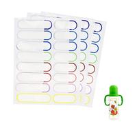 Aidi Waterproof Name Labels for Kids, 48 Piece Colourful Name Tag Labels Waterproof Labels for Bottles Sticker Labels for Daycare, School Labels, Self Laminating, Dishwasher Safe, Name Tags