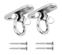 AiDiAiLa 2Pcs 2000 lbs Load Capacity 304 Stainless Steel Swing Bracket Porch Swing Hanging Kit 180°C Front and Back Rotation for Swing Set Accessories, Playground, Yoga Hammock, and More