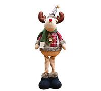 AIDIER Christmas Standing Dolls Xmas Santa Claus Snowman Reindeer Decorations Figurine Doll Ornament Christmas Decorations Gift for Party