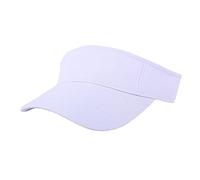 AIDIER Sun Visor for Kids Sun Hat for Boys Girls 4-10Y Adjustable Sports Sun Cap for Golf Running Hiking Cycling White