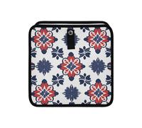 aidingzhi 100% Leak-Proof Foldable and Trash can Waterproof & Odor-Free mini Trash can for car Car Accessories for Women Men 4L - Europe Liberty Pattern Red Blue