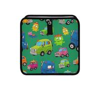 aidingzhi 100% Leak-Proof Foldable bin Trash Multipurpose Garbage Bag for car for Women Men Road Trip Essentials 4L - Monsters Car Colorful Green