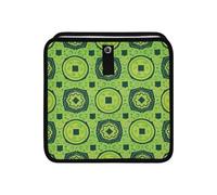 aidingzhi 100% Leak-Proof Foldable Container bin Waterproof & Odor-Free Garbage can for Back seat Fit for All Cars 6L - Chinese Unique Culture Copper Coin Pattern Blue