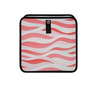 aidingzhi 100% Leak-Proof Foldable Foldable Trash can Leak-Proof & Spill-Proof car Trash can for Back for SUV, Truck & Minivan 4L - Wave Pattern Watermelon Red White