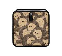 aidingzhi 100% Leak-Proof Foldable Trash can car Waterproof & Odor-Free car Trash can for Back for SUV, Truck & Minivan 4L - Cute Cartoon Hedgehog