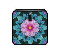 aidingzhi 100% Leak-Proof Foldable Trash can Cup Leak-Proof & Spill-Proof Garbage can for car for Women Men Road Trip Essentials 4L - Mandala Floral Colorful