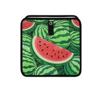 aidingzhi 100% Leak-Proof Foldable Trash can Cup Portable car Garbage can with lid for Women Men Road Trip Essentials 6L - Cute Cartoon Fruit Watermelon