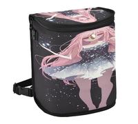 aidingzhi 100% Leak-Proof Foldable Trash can Foldable Waterproof Garbage can for car Car Accessories for Women Men 6L - Cute Peach Cartoon Anime Girl