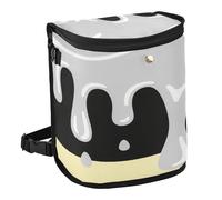 aidingzhi 100% Leak-Proof Foldable Trash can Foldable Waterproof Trash can for Cars SUV for SUV, Truck & Minivan 6L - Graffiti Art Black White