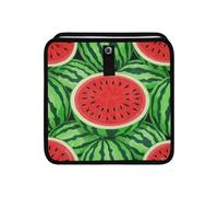 aidingzhi 100% Leak-Proof Foldable Trash can mini Waterproof Garbage can with lid for SUV, Truck & Minivan 4L - Cute Cartoon Fruit Watermelon