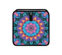 aidingzhi 100% Leak-Proof Foldable Trash cans Leak-Proof & Spill-Proof Accessories for Women Interior Cute for SUV, Truck & Minivan 4L - Mandala Floral Colorful Trendy