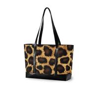 aidingzhi Animal Cheetah Skin Texture trendy laptop tote bag for women with zipper nurse work bags for men with diaper