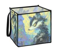 aidingzhi Badger Art Asthetic baskets for storage containers for store foldable little baskets for storage containers 13x13x13 In