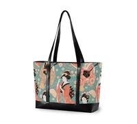 aidingzhi Beautiful Green Japanese Goliki professional bag for women 14 inch with zipper work handbags for office with