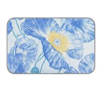aidingzhi Bhutan Blue Poppy Beauty Flowers_4 Cooling Blankets for Large Dogs Cooling Pad for Cats Outdoor for Rabbit Outdoor Removable 23.6×38.5cm