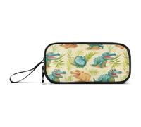 aidingzhi Crocodile Sweet Nylon Pencil Bags For Teen Girls Large Capacity Pencil Cases For Teen School Stationery for School Adolescents