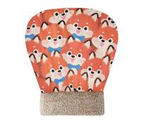 aidingzhi Cute Cartoon Fox Orange Cat Cave Bed Sleeping Bag Perfect Shelter Pet Calming Nest Winter Soft Plush Self Warm