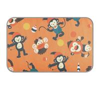 aidingzhi Cute Monkeys Cooling Dog Blanket Cooling Cold mat for Hamster Outdoor Safe 23.6×38.6in